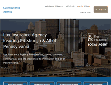 Tablet Screenshot of luxinsurance.com